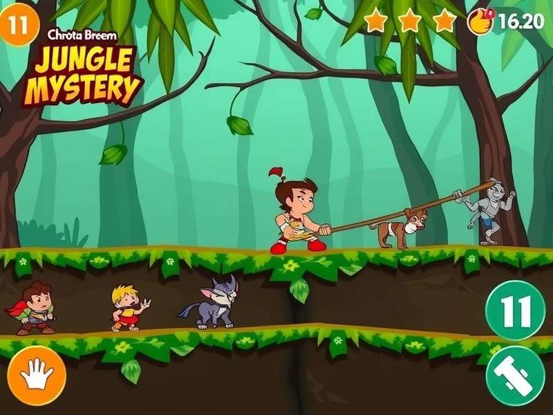 Chhota Bheem Jungle Mystery download statistics graph